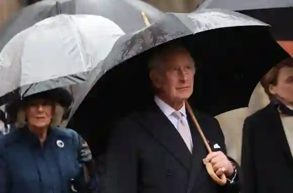 Königin Camilla und König Charles III. in Hamburg