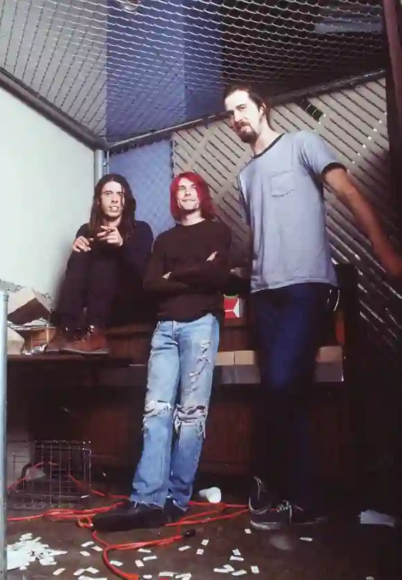Dave Grohl, Kurt Cobain und Krist Novoselic