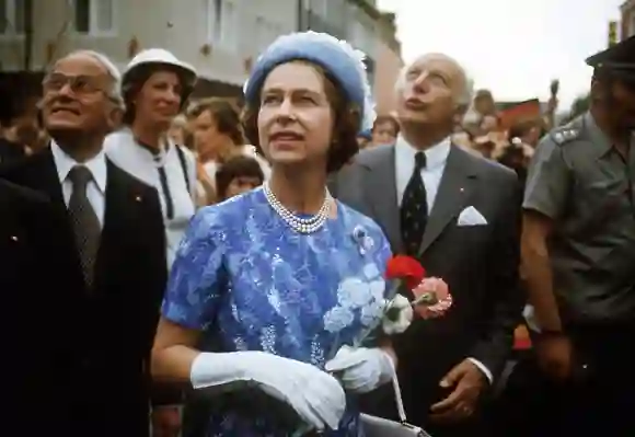 Königin Elisabeth II. im Jahr 1978 in Deutschland