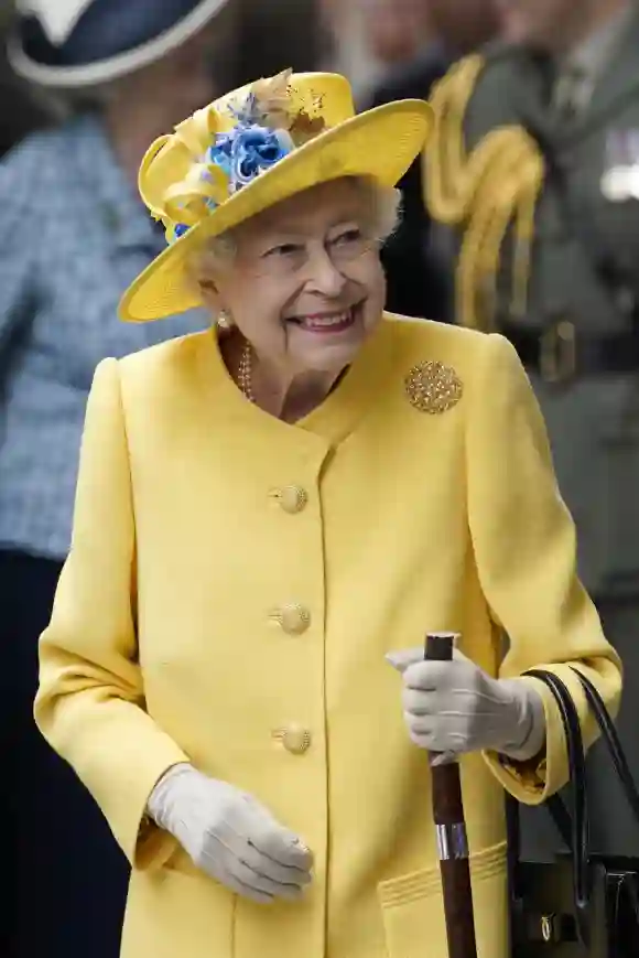 Königin Elizabeth II. feiert die Fertigstellung der Elizabeth-Linie