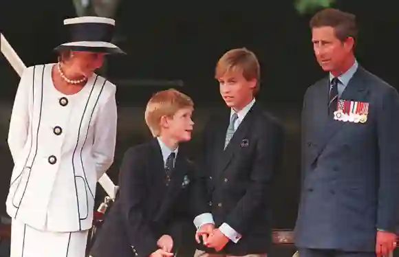 Lady Diana Prinz Harry Prinz William Prinz George