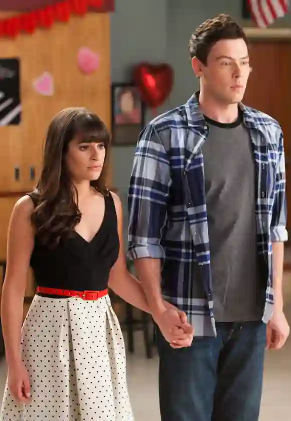 Lea Michele und Cory Monteith in  „Glee“