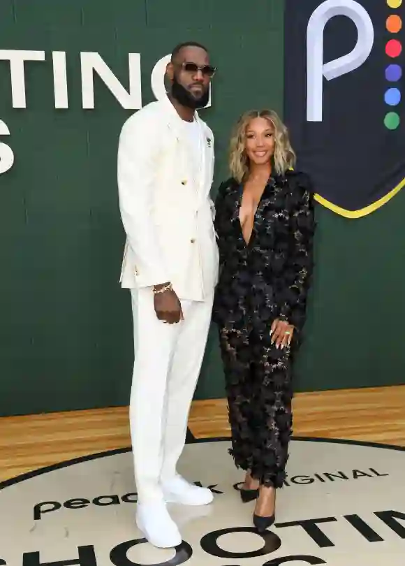 LeBron James und Savannah Brinson