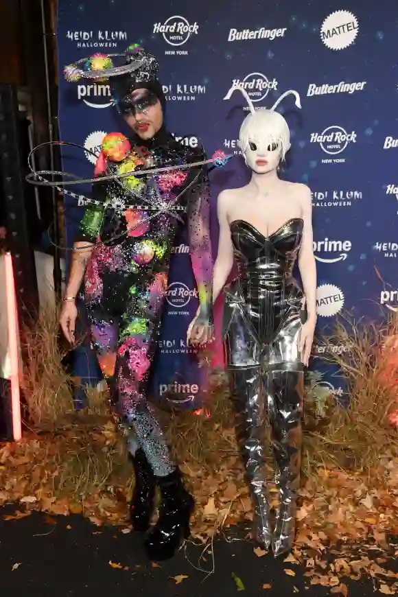 Leni Klum und Bill Kaulitz an Halloween