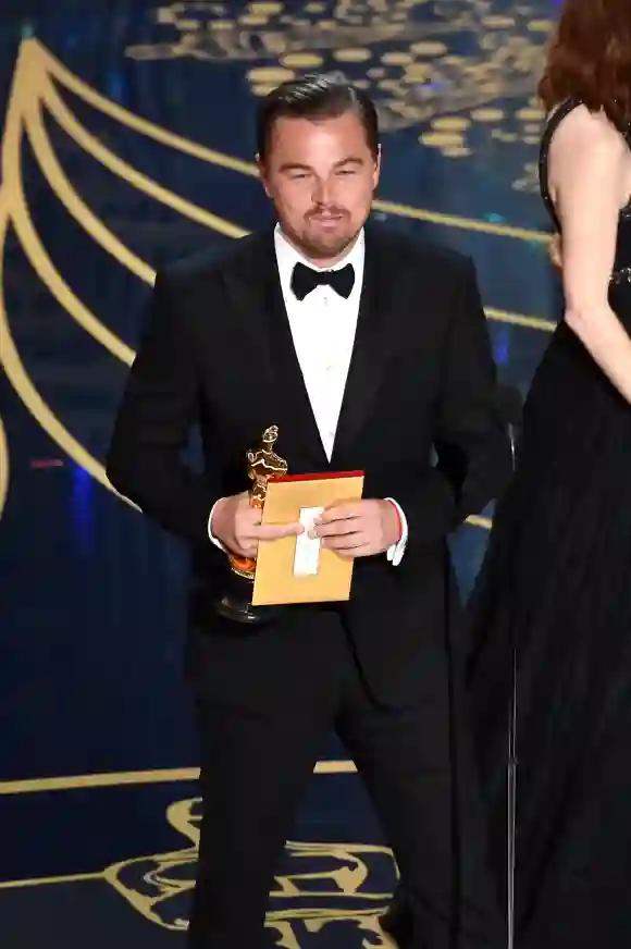 Leonardo DiCaprio Oscars Stinkefinger