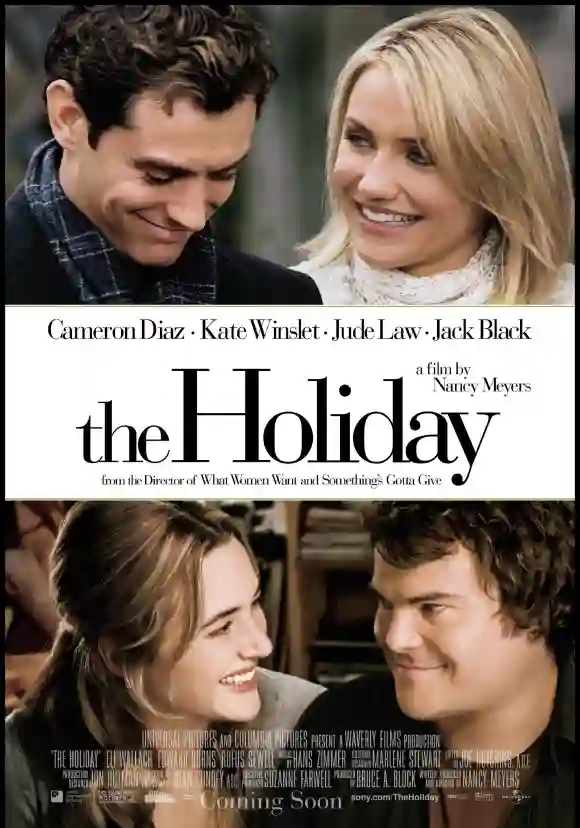 „Liebe braucht keine Ferien“-Filmplakat: Jude Law, Cameron Diaz, Kate Winslet und Jack Black