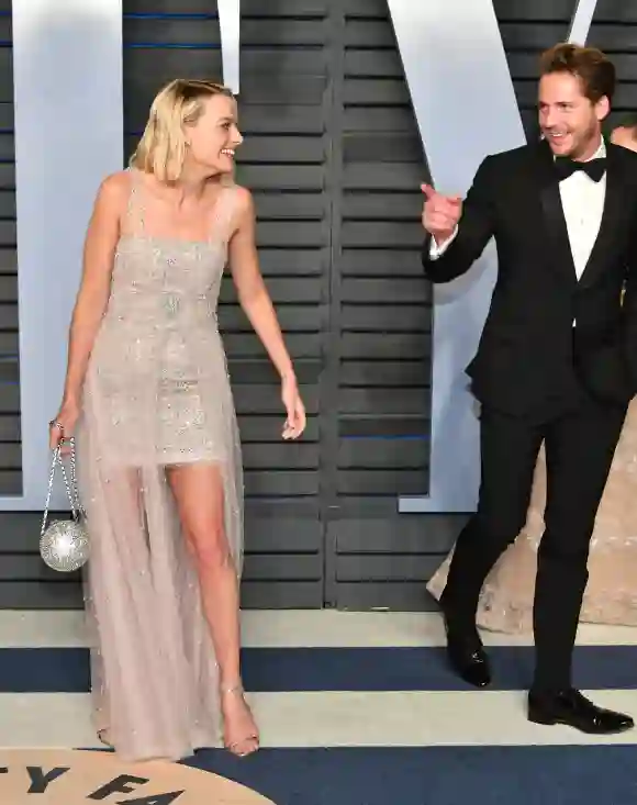 Margot Robbie und ihr Mann Tom Ackerley bei der Vanity Fair Oscar Party 2018