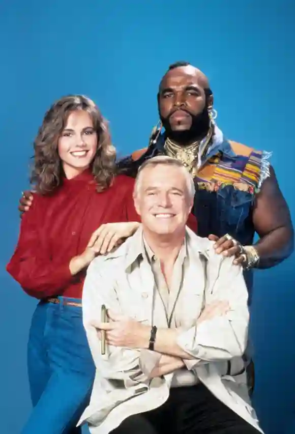 Melinda Culea, George Peppard und Mr. T in „A-Team“