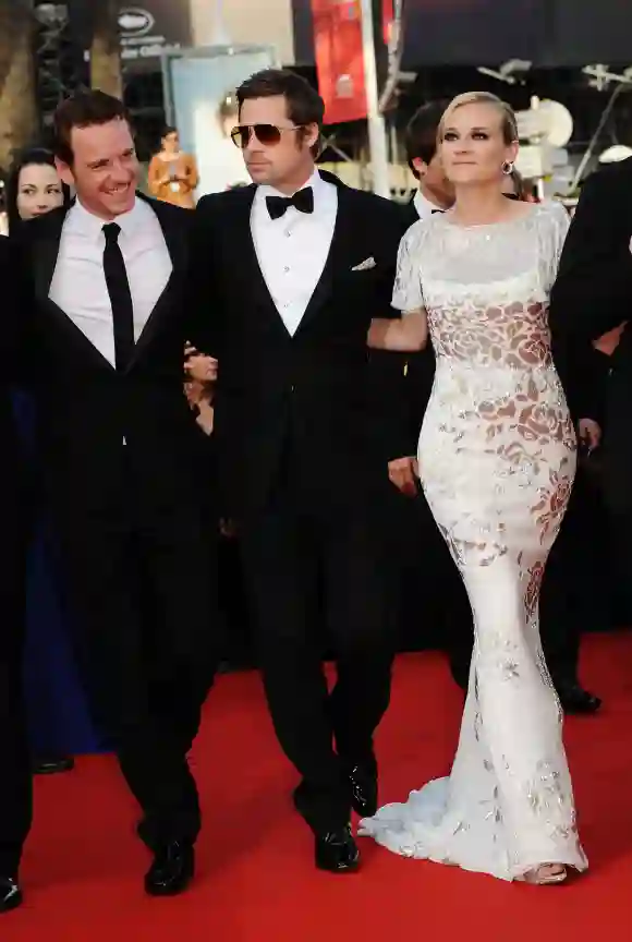 Michael Fassbender, Brad Pitt und Diane Kruger besuchen die „Inglourious Basterds“-Premiere
