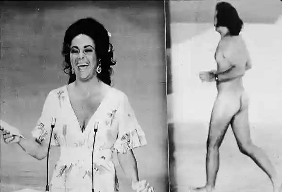 Elizabeth Taylor wurde bei den Oscars 1974 von einem Flitzer überrascht