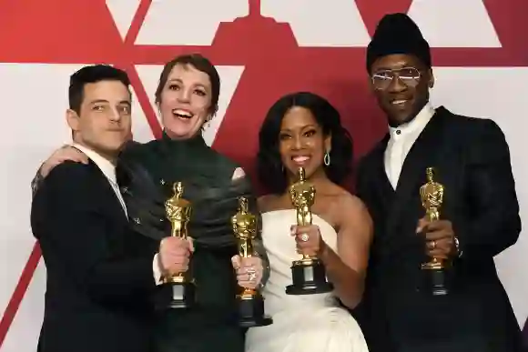 Oscars Oscar Gewinner Regina King, Olivia Colman, Mahershala Ali Rami Malek
