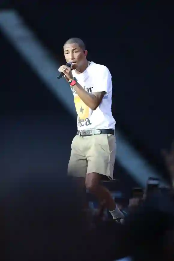 Pharrell Williams 2018 bei einem Konzert in Südafrika