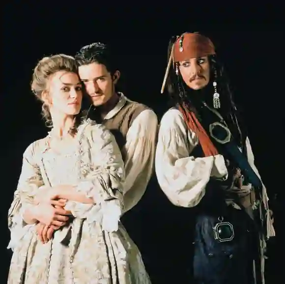 "Fluch der Karibik": Keira Knightley, Orlando Bloom und Johnny Depp