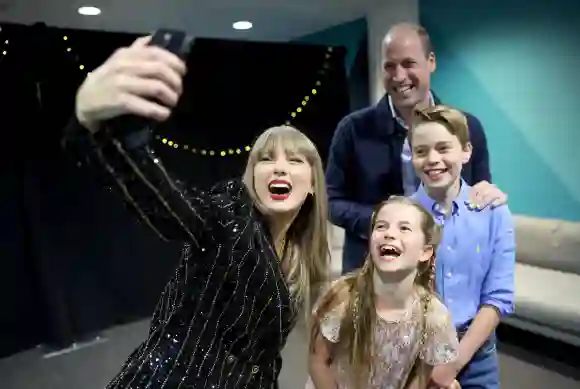 Taylor Swift mit Prinz William, Prinz George und Prinzessin Charlotte