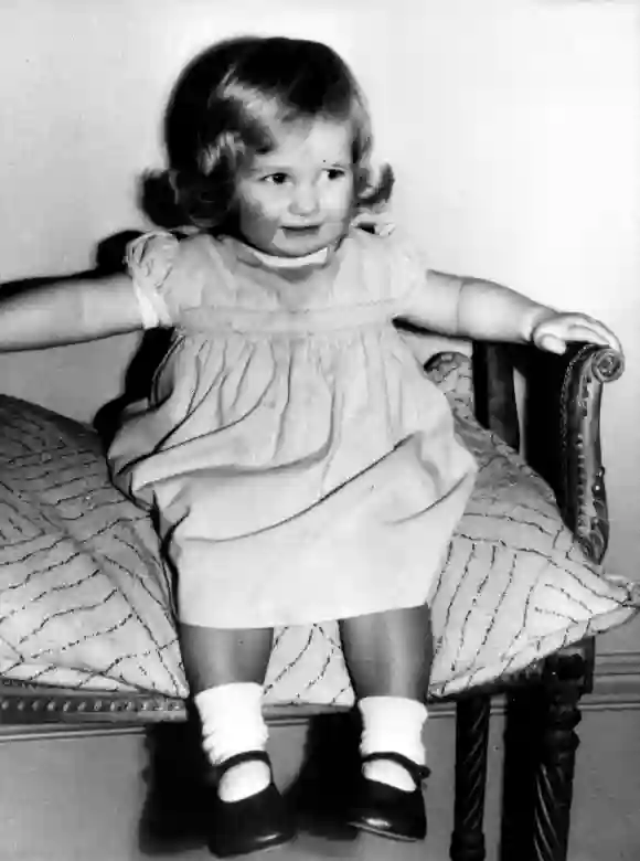 Prinzessin Diana im Alter von zwei Jahren