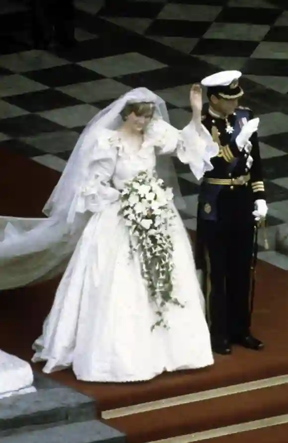 Hochzeitstag von Prinzessin Diana und Prinzessin Charles