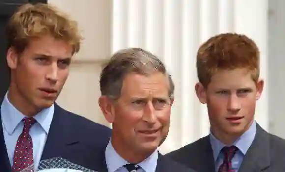 Prinz William, König Charles und Prinz Harry