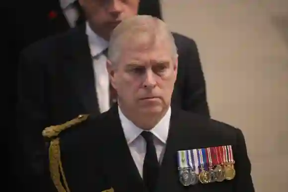 Prinz Andrew bei einem Gedenkgottesdienst am 1. Juli 2016