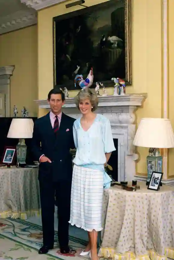 Prinz Charles und Lady Diana im Kensington Palast