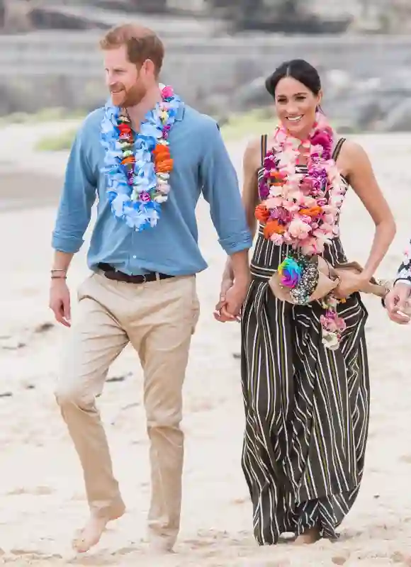 Herzogin Meghan Prinz Harry Bondi Strand Sydney