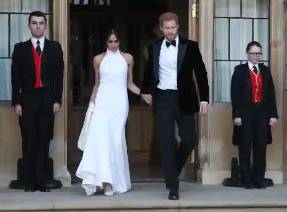 Meghan Markle Party-Brautkleid