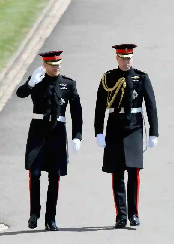 Prinz Harry und Prinz William bei Harrys Hochzeit, Prinz Harry, Prinz William