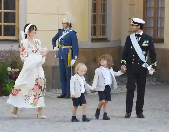 Prinzessin Sofia, Prinz Julian, Prinz Gabriel, Prinz Alexander und Carl Philip von Schweden