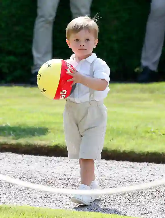 Prinz Oscar drei Jahre Geburtstag Schweden