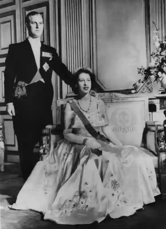 Königin Elizabeth II. Prinz Philip 1952