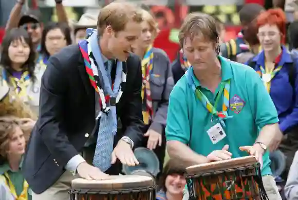 Prinz William bei der 21. World Scout Jamboree-Eröffnung am 28. Juli 2007