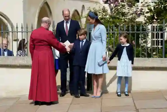 Die britische Königsfamilie beim Oster-Gottesdienst 2022