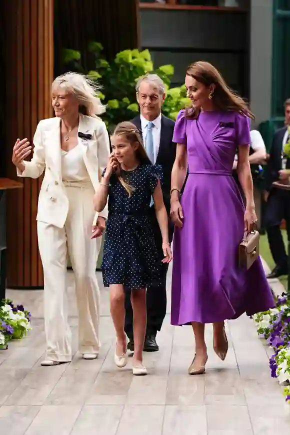 Prinzessin Kate und Prinzessin Charlotte in Wimbledon