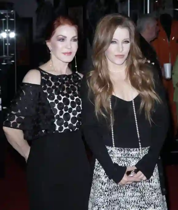 Priscilla Presley und Lisa Marie Presley im Jahr 2015