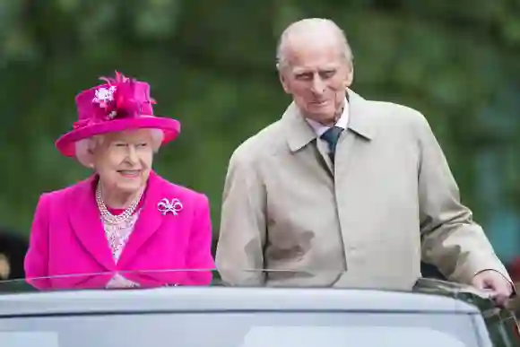 Königin Elisabeth II. und Prinz Philip beim Patron's Lunch zum 90. Geburtstag der Königin