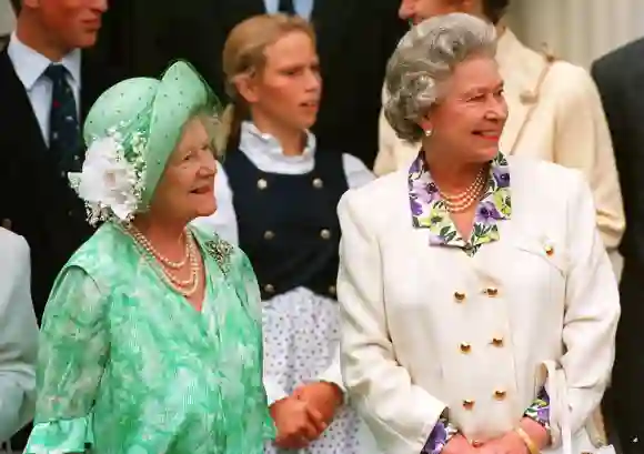 Queen Mum und Königin Elisabeth II.