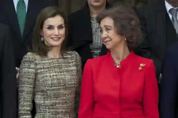 Königin Letizia von Spanien und Königin Sofia von Griechenland bei den National Sports Awards 2015