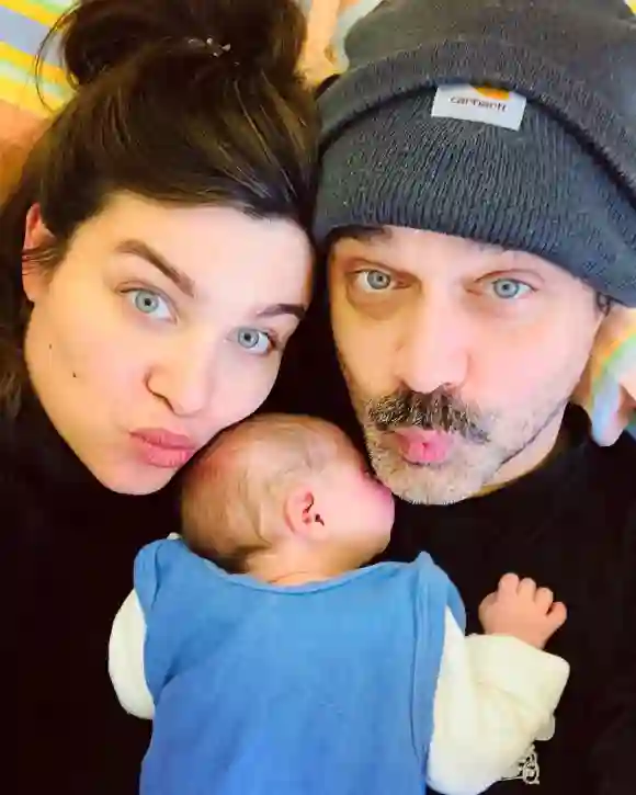 Raphael Vogt mit seiner Freundin Kati und seiner Tochter Oceane Amelie