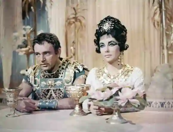Richard Burton und Elizabeth Taylor in „Cleopatra“