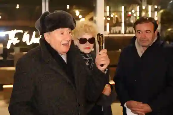 Richard Lugner und eine erste Frau Christine Lugner und ihr gemeinsamer Sohn Alexander Lugner