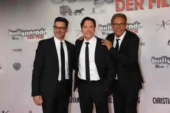Rick Kavanian, Michael Bully Herbig und Christian Tramitz bei der Premiere von „Bullyparade - Der Film“