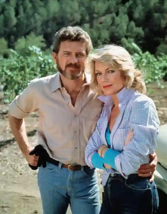 Robert Foxworth und Susan Sullivan in „Falcon Crest“