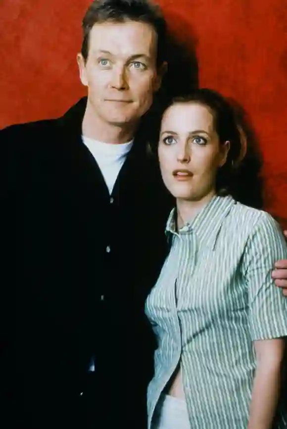 Robert Patrick und Gillian Anderson in „Akte X“