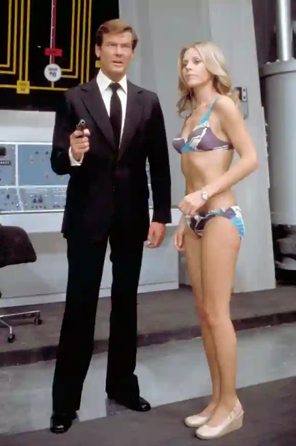 Roger Moore und Britt Ekland