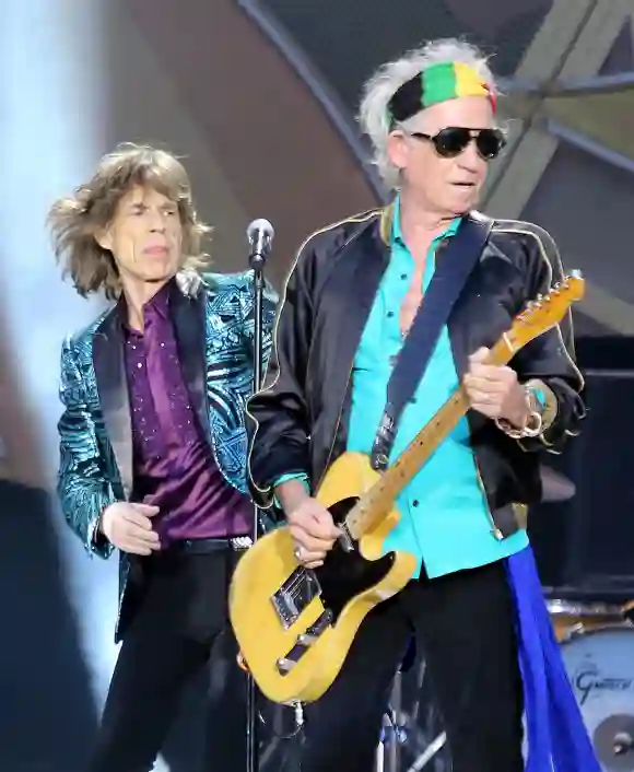 Mick Jagger und Keith Richards