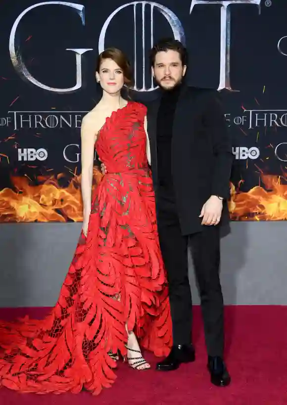 Rose Leslie und Kit Harington bei der„Game of Thrones“-Premiere