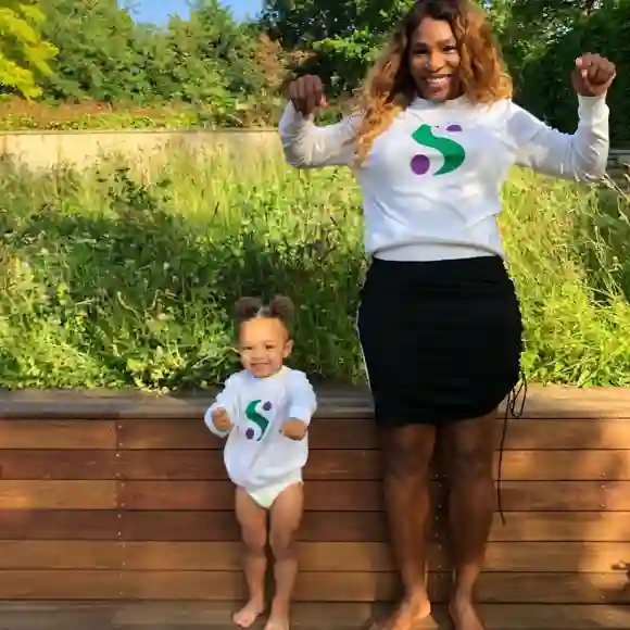Serena Williams mit Tochter