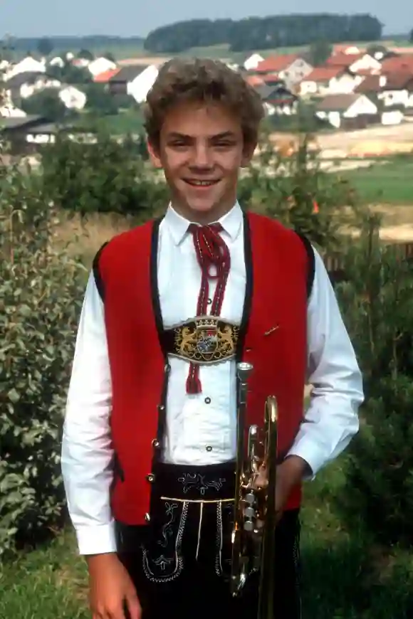 Stefan Mross im Jahr 1989 - damals war er 14 Jahre alt