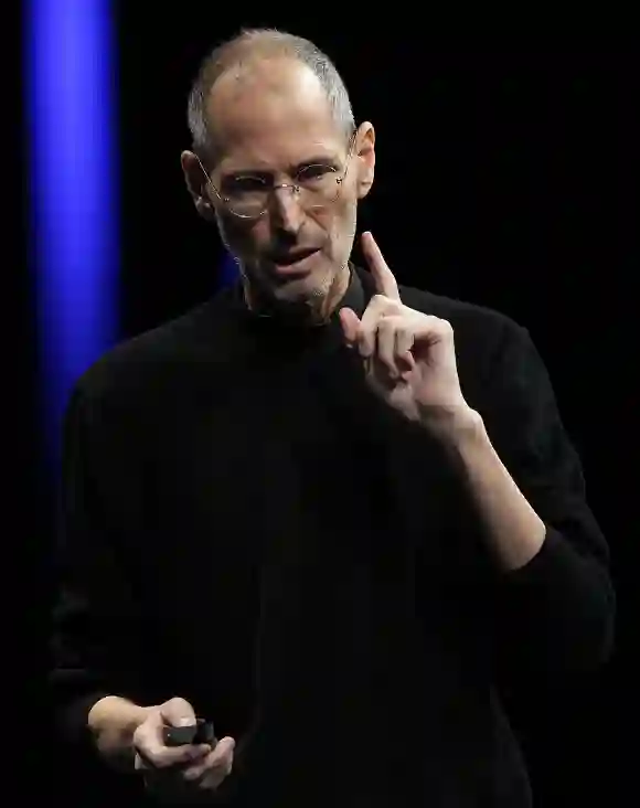 Steve Jobs bei der Vorstellung des neuen IPhones 2011