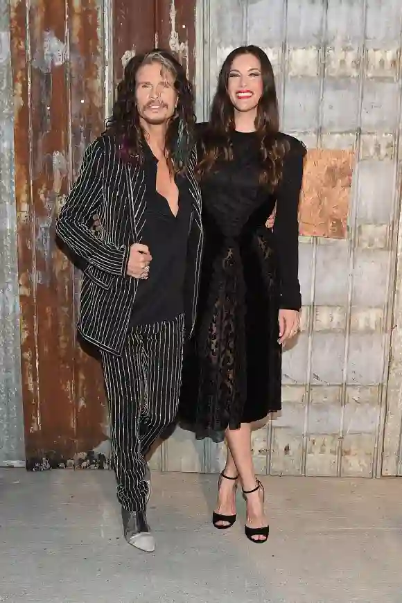 Steven Tyler und Liv Tyler bei der Givenchy Fashion Show 2016