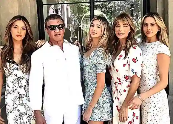 sylvester stallone töchter familie frau kinder